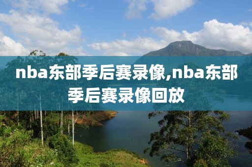 nba东部季后赛录像,nba东部季后赛录像回放