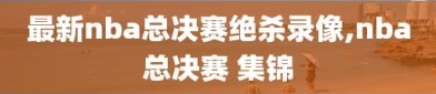 最新nba总决赛绝杀录像,nba总决赛 集锦