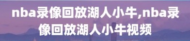 nba录像回放湖人小牛,nba录像回放湖人小牛视频