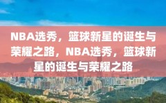 NBA选秀，篮球新星的诞生与荣耀之路，NBA选秀，篮球新星的诞生与荣耀之路