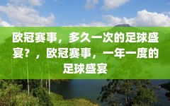 欧冠赛事，多久一次的足球盛宴？，欧冠赛事，一年一度的足球盛宴