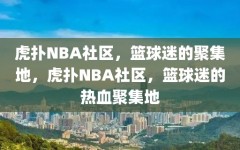 虎扑NBA社区，篮球迷的聚集地，虎扑NBA社区，篮球迷的热血聚集地