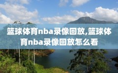 篮球体育nba录像回放,篮球体育nba录像回放怎么看