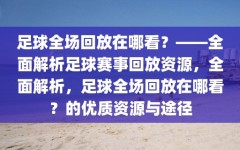 足球全场回放在哪看？——全面解析足球赛事回放资源，全面解析，足球全场回放在哪看？的优质资源与途径