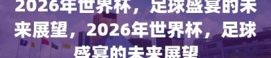 2026年世界杯，足球盛宴的未来展望，2026年世界杯，足球盛宴的未来展望