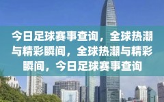 今日足球赛事查询，全球热潮与精彩瞬间，全球热潮与精彩瞬间，今日足球赛事查询