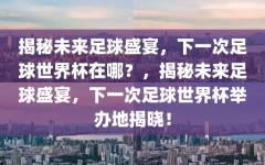 揭秘未来足球盛宴，下一次足球世界杯在哪？，揭秘未来足球盛宴，下一次足球世界杯举办地揭晓！