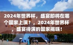 2024年世界杯，盛宴即将在哪个国家上演？，2024年世界杯，盛宴待演的国家揭晓！