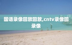 国语录像回放回放,cntv录像回录像