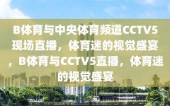 B体育与中央体育频道CCTV5现场直播，体育迷的视觉盛宴，B体育与CCTV5直播，体育迷的视觉盛宴