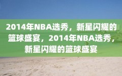 2014年NBA选秀，新星闪耀的篮球盛宴，2014年NBA选秀，新星闪耀的篮球盛宴