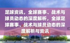 足球资讯，全球赛事、战术与球员动态的深度解析，全球足球赛事、战术与球员动态的深度解析与资讯